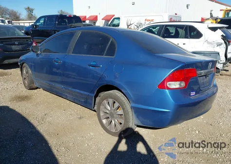 2009 Honda Civic Ex z USA, uszkodzony, nr VIN 1HGFA16849L012269